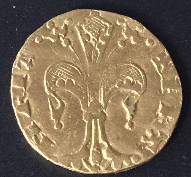 Gold-Florin-For-Jean-II-Of-King-France,-1350-1364